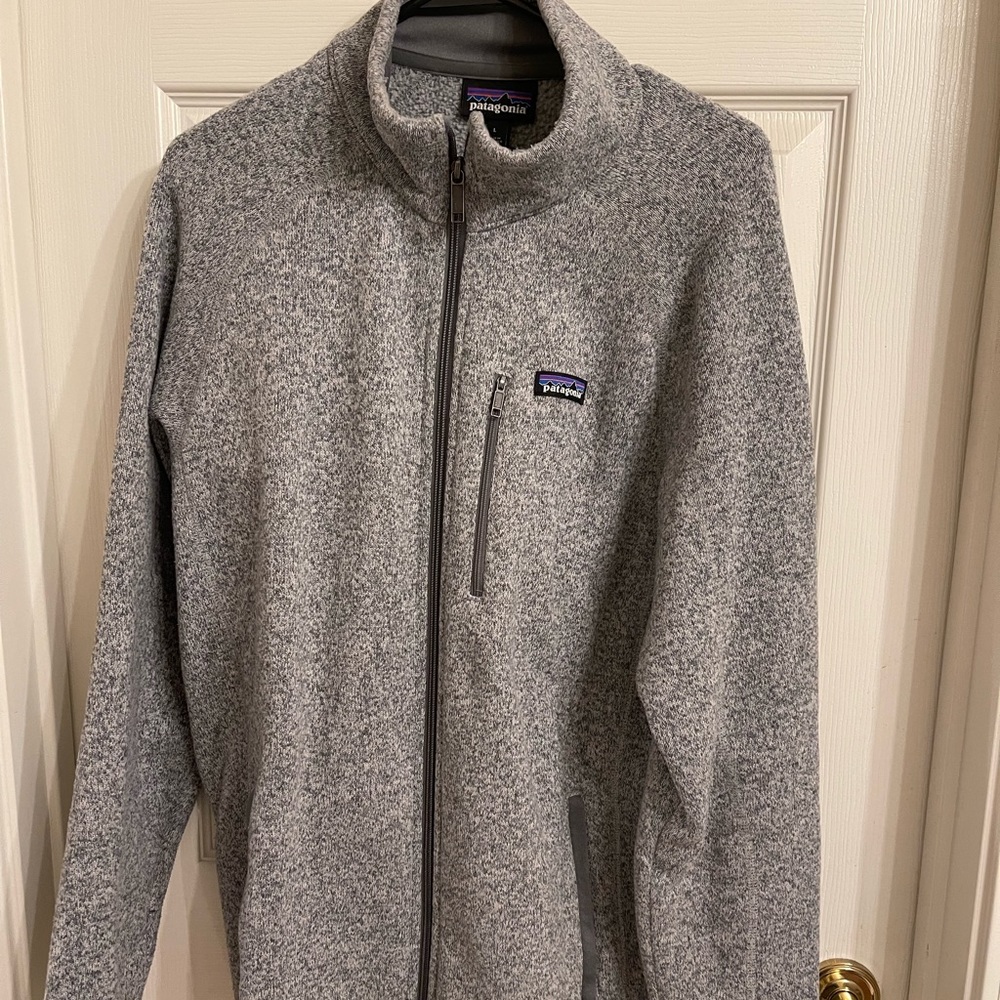 Patagonia men’s sweater gray